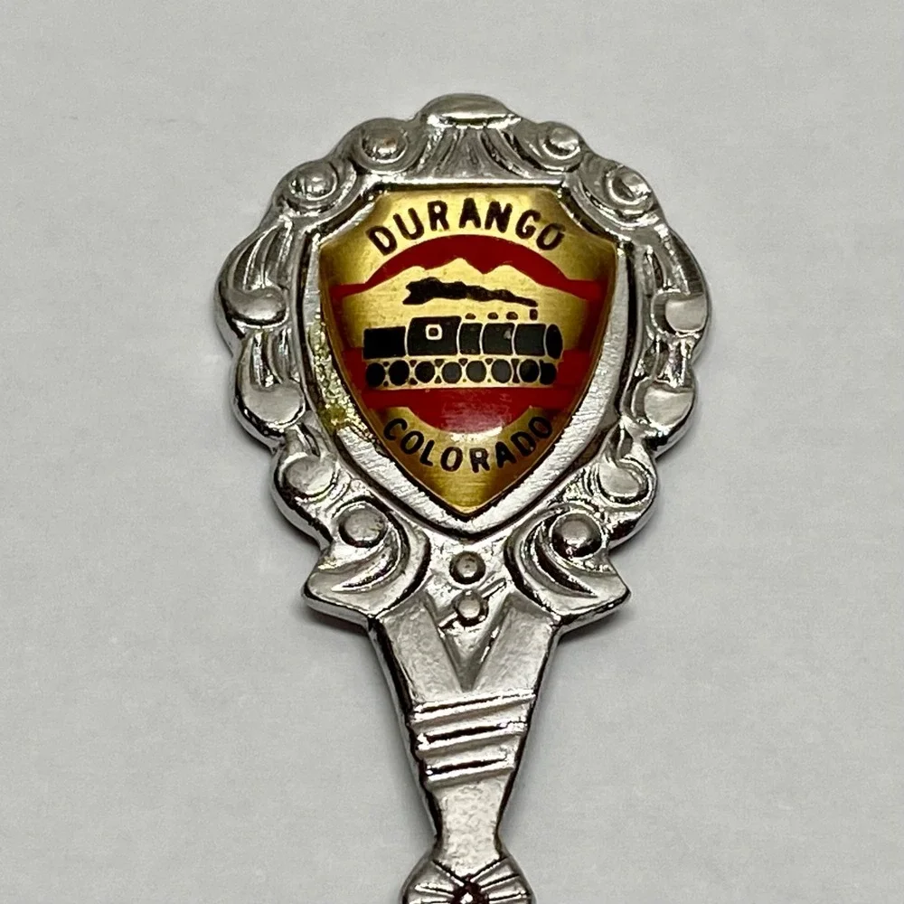 Vintage Durango Colorado Travel Souvenir Silvertone 4.5